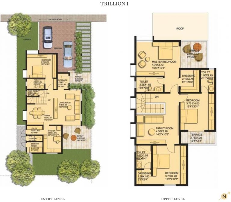 Trillion I – 4 BHK Villa – Pride Crosswinds