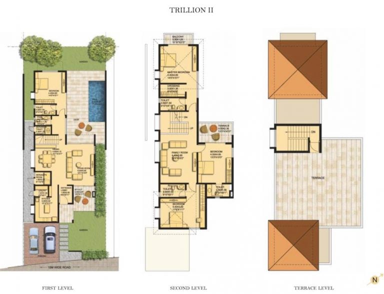 Trillion II – 4 BHK Villa – Pride Crosswinds