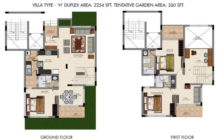 3 BHK – H – 2254 – Valmark CityVille