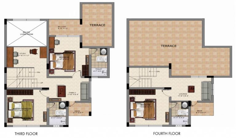 4 BHK – G1 – 2825 – 3rd,4th – Valmark CityVille
