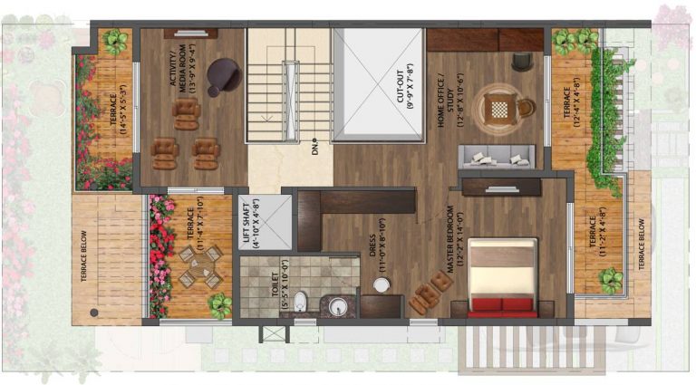 Left Side – Second Floor – NVT Life Square