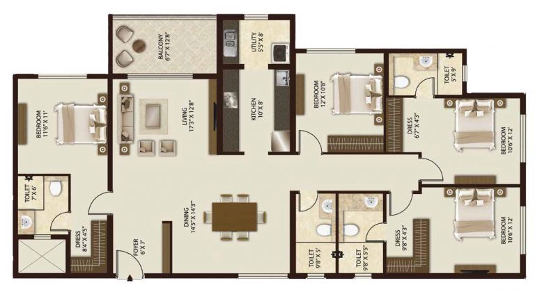 4 BHK – Legacy Salvador