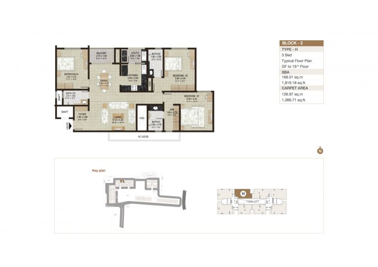 Sobha HRC Pristine – Floor Plan