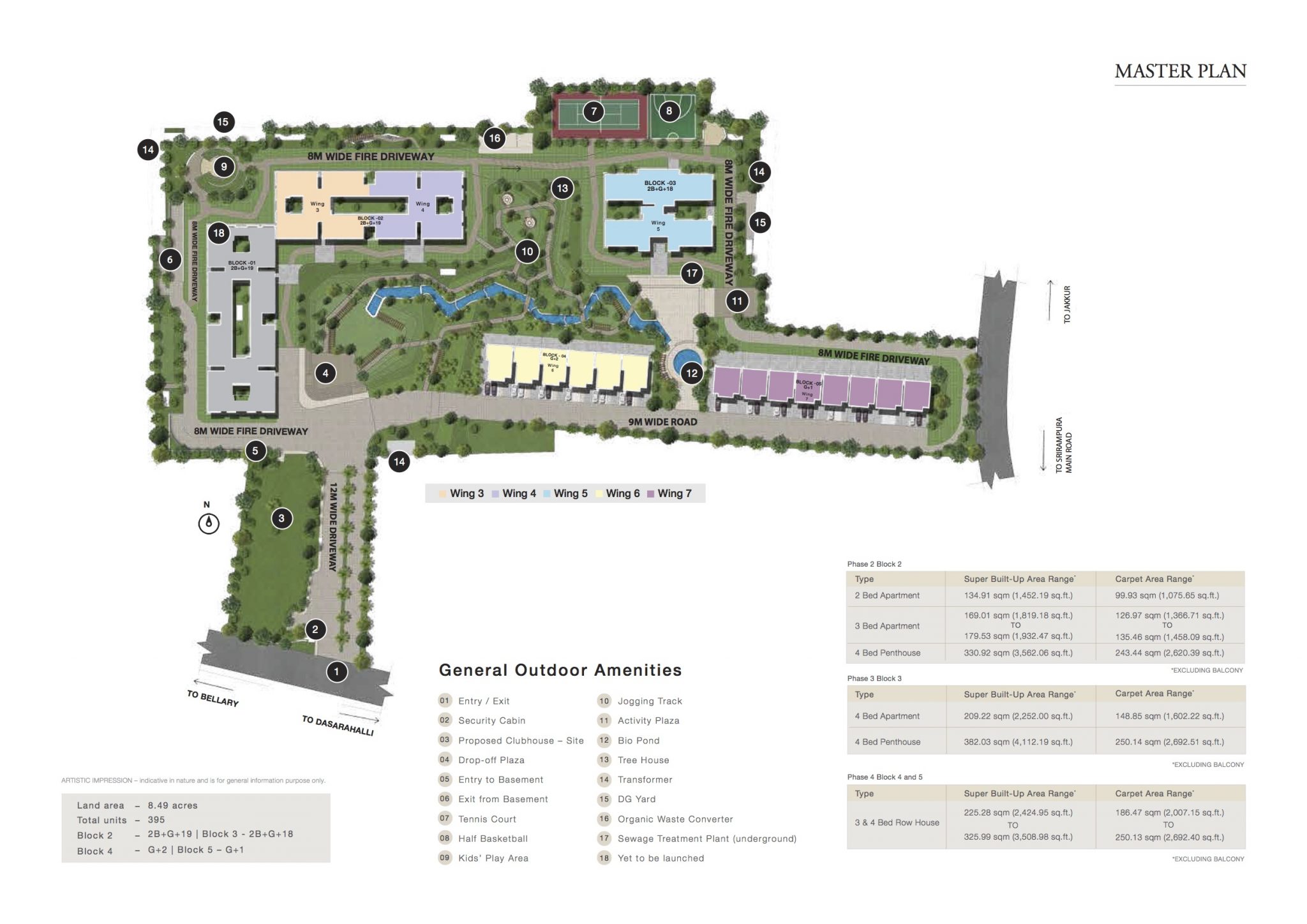 Sobha HRC Pristine – Master Plan