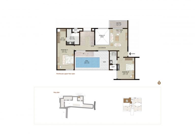 Sobha HRC Pristine – Penthouse Plan