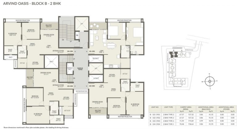 Block-B-2BHK – Arvind Oasis