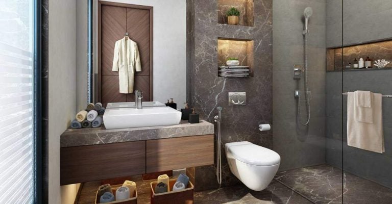 Guest Bathroom – MAIA Pelican Grove Interiors