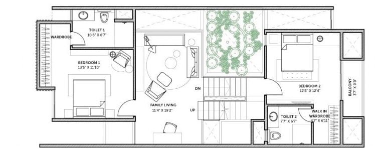 Assetz Earth & Essence Floor Plan First Floor