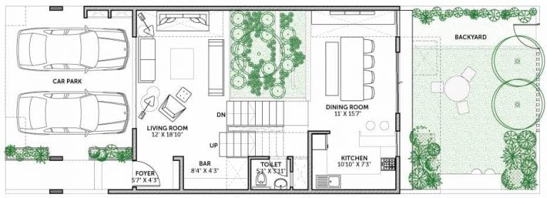 Assetz Earth & Essence Floor Plan Ground Floor