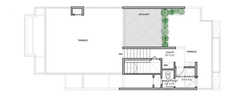 Assetz Earth & Essence Floor Plan Terrace