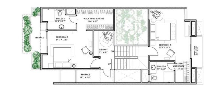 Assetz Earth & Essence Floor Plan Second Floor