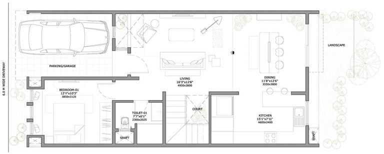 3 BHK (2182) Ground Floor – Assetz Soul & Soil