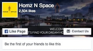 Follow Homz N Space on Facebook