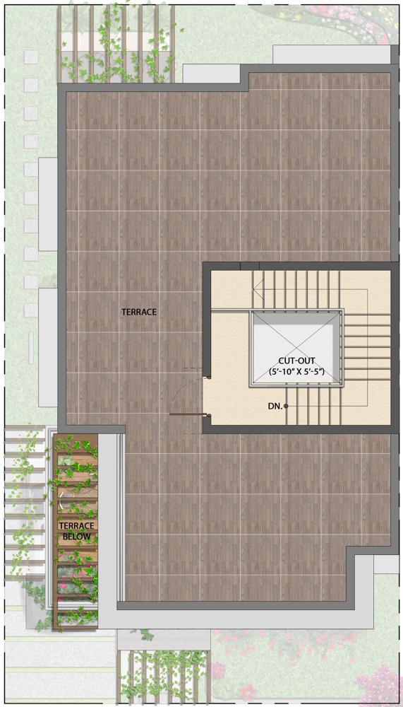 Jasmine 30×50 TerracePlan Left NVT Mystic Garden