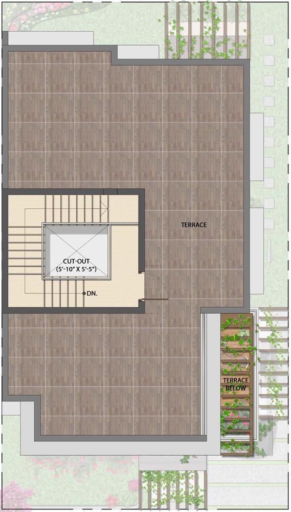 Jasmine 30×50 TerracePlan Right NVT Mystic Garden