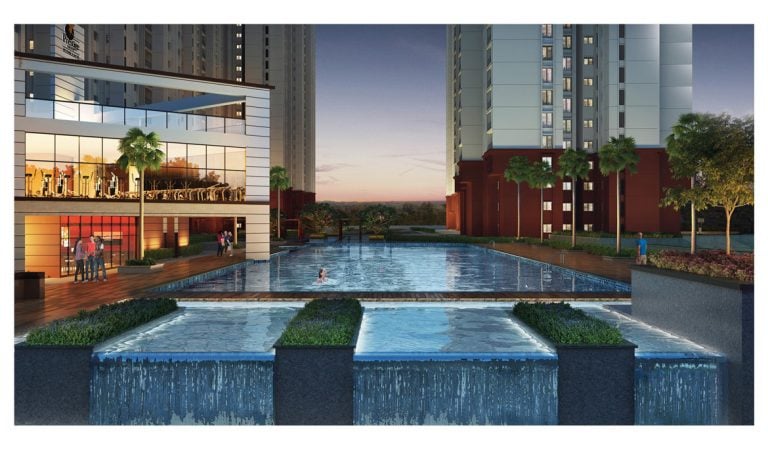 Prestige Jindal City Landscape Pool