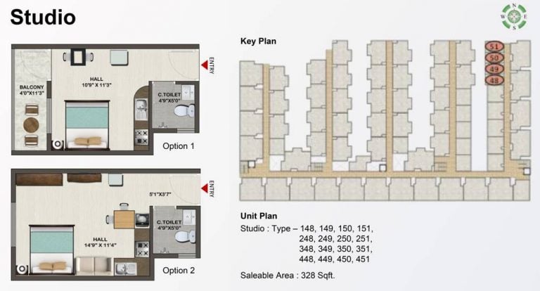 Studio – 328 Sowparnika Indraprastha