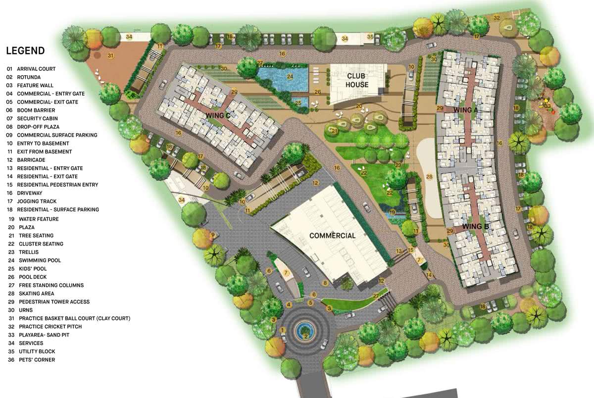 Master Plan Ajmera Nucleus