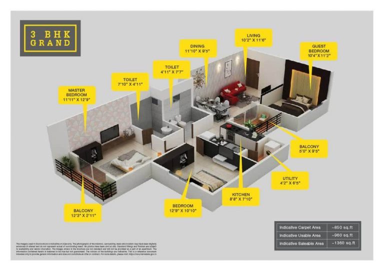 Provident ParkWoods - 3BHK-GRAND