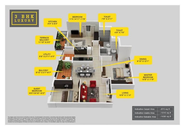 Provident ParkWoods - 3BHK-LUXURY