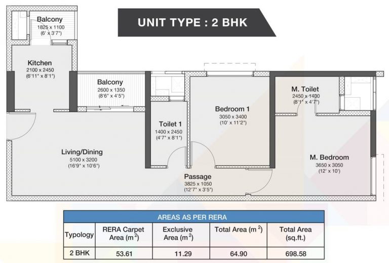 2 BHK - 699 Godrej Nurture Pune