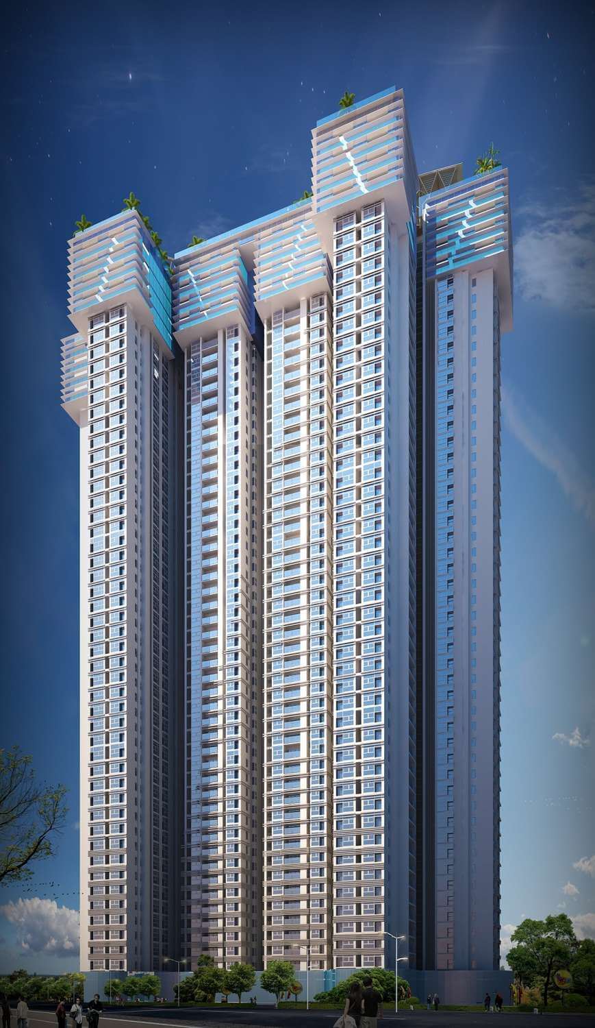 Full Elevation - CNTC The Presidential Tower A