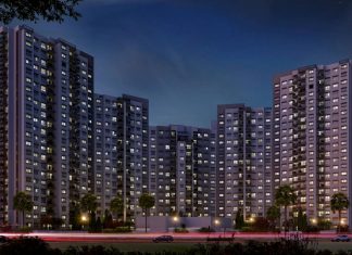 Godrej 24 Bangalore Elevation Night