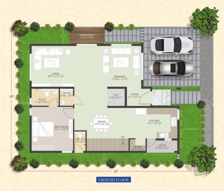 East-Facing-Villa-3410-Ground-Floor - Muppa's Indraprastha