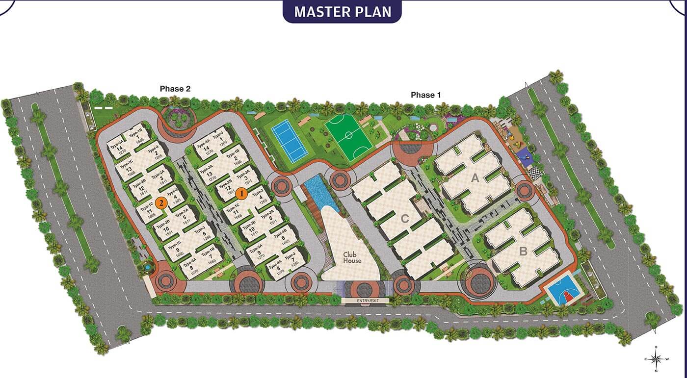 Master Plan - Ramky One Galaxia Phase 2
