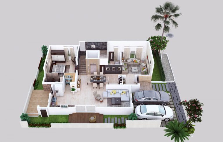 NORTH-GROUND-FLOOR-3D-4095 - Muppa's Indraprastha