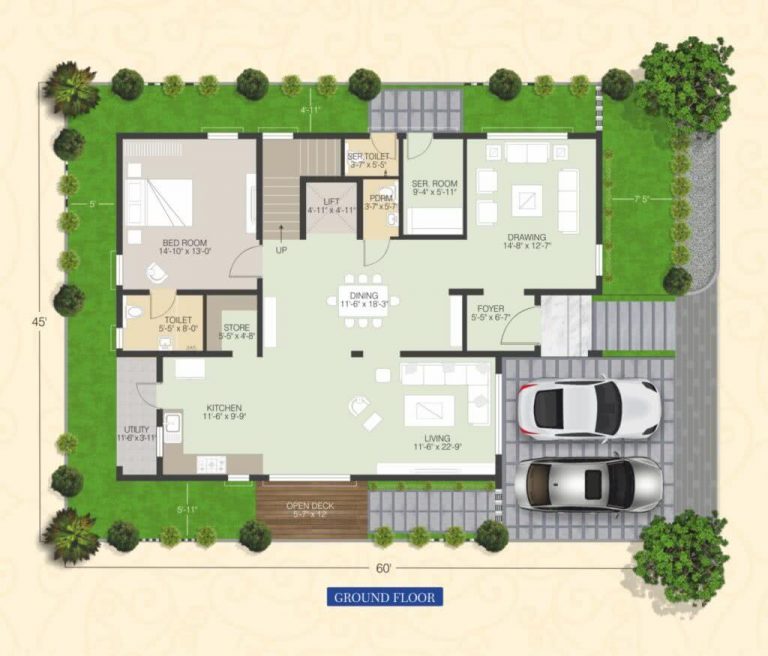 North-Facing-Villa-4095-Ground-Floor - Muppa's Indraprastha