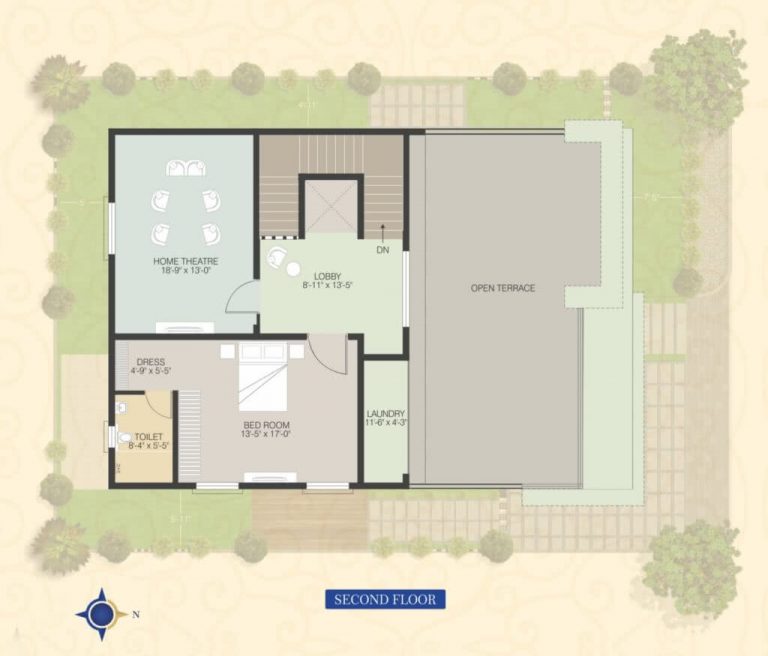 North-Facing-Villa-4095-Second-Floor - Muppa's Indraprastha