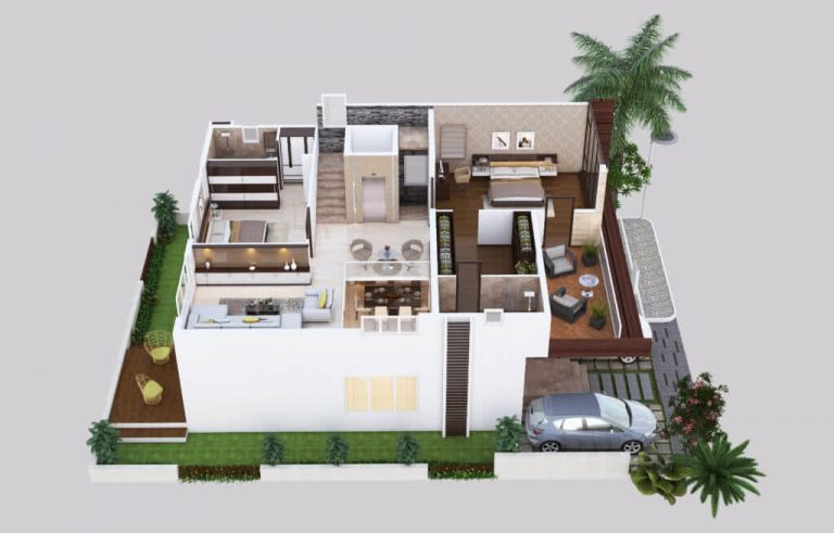 WEST-1ST-FLOOR-3D-4045 - Muppa's Indraprastha