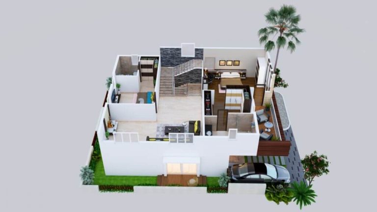 West-Face-1st-Floor-3D-3470 - Muppa's Indraprastha