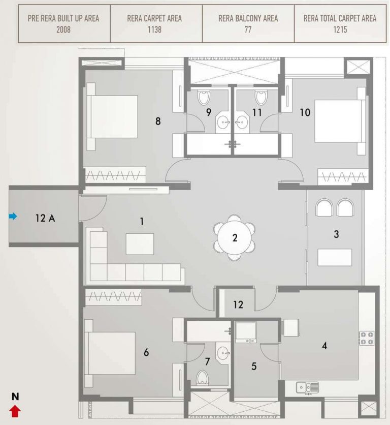 3 BHK - 2008 - Pacifica HillCrest