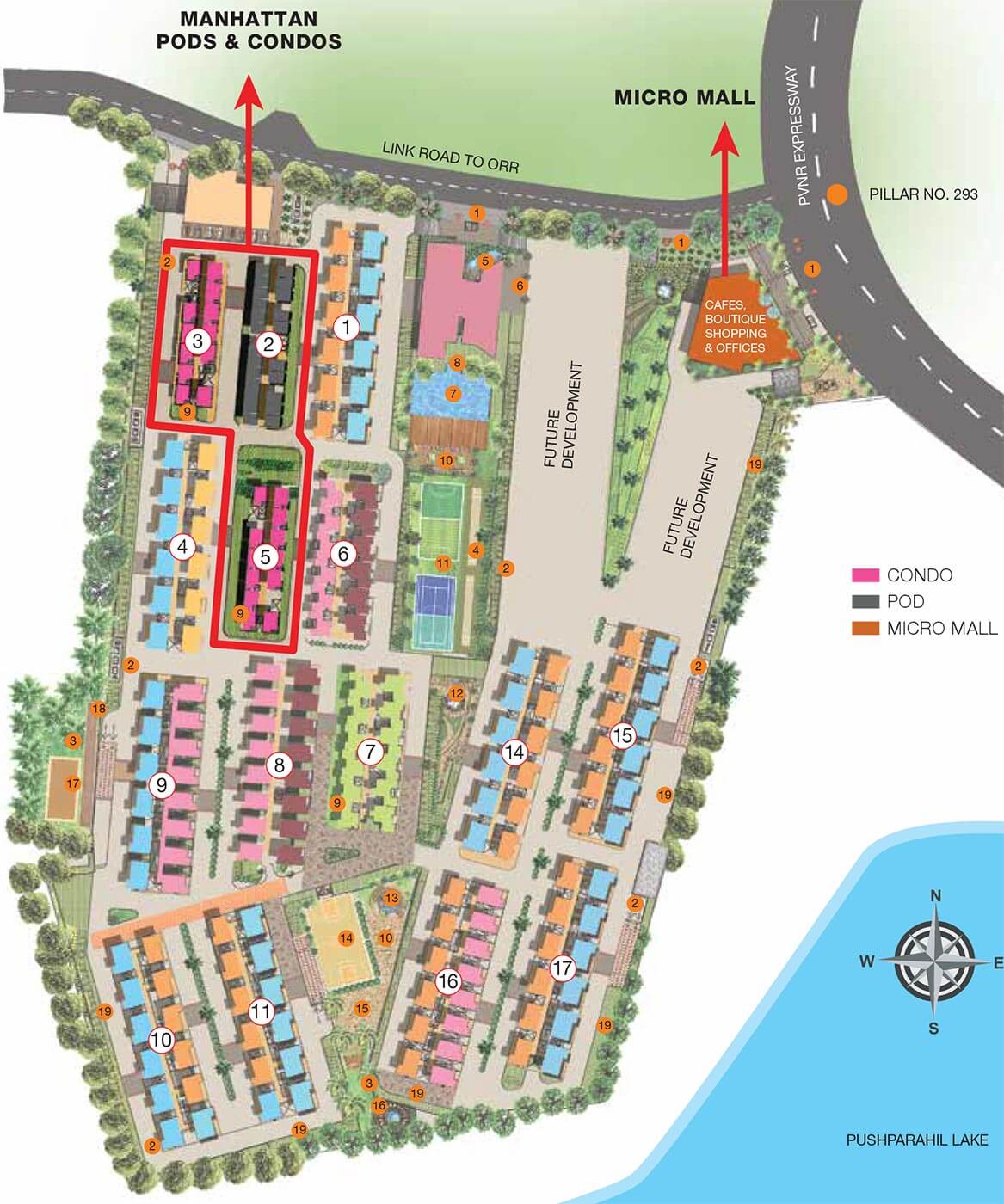 Master Plan - Provident Manhattan Pods And Condos
