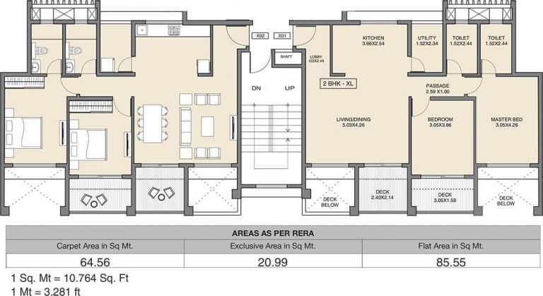 2 BHK XL North A - 920 - Godrej 24 Pune Hinjawadi
