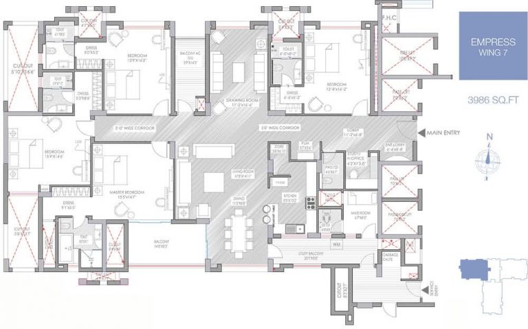 4 BHK - 3986 - Koncept The Botanika