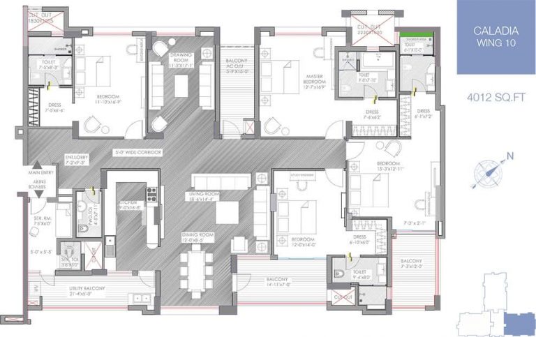 4 BHK - 4012 - Koncept The Botanika