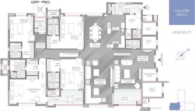 4 BHK - 4408 - Koncept The Botanika