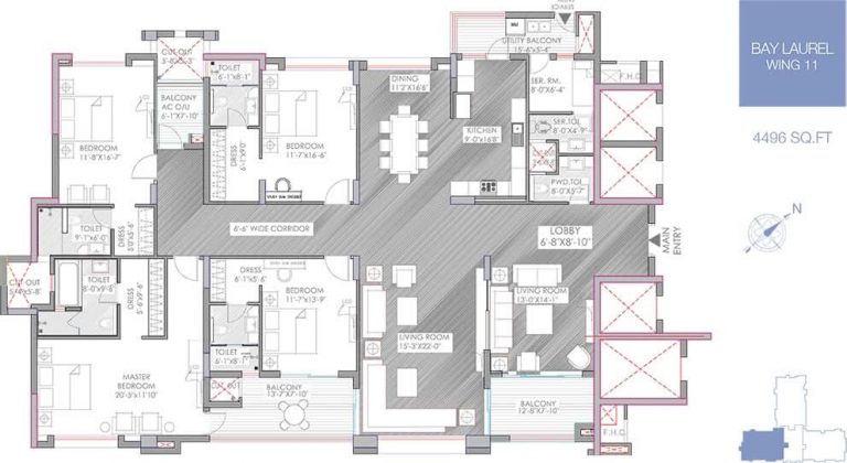 4 BHK - 4496 - Koncept The Botanika