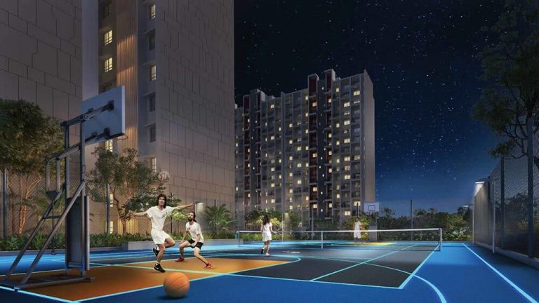 LED Lit Courts - Godrej Elements Hinjawadi