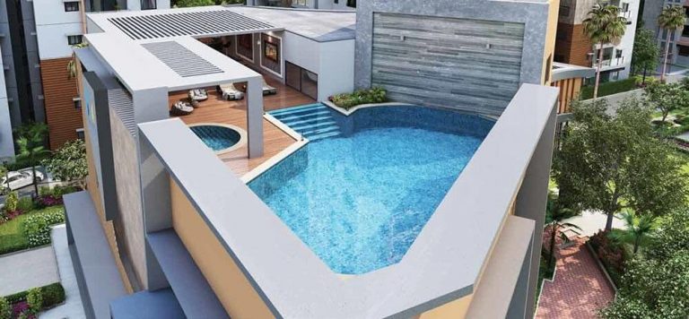 Terrace Swimming Pool - Salarpuria Sattva Magnus