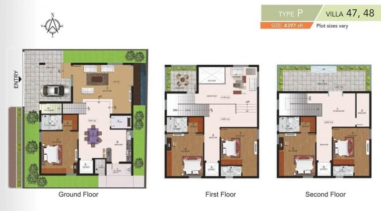 5 BHK - 4397 - Halcyon Homes Villas
