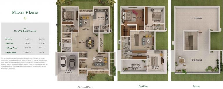 A1 East - 4224 - Adarsh Sanctuary Villas