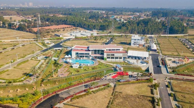 Club Campan Aerial View - Cornerstone Campan Valley Plots