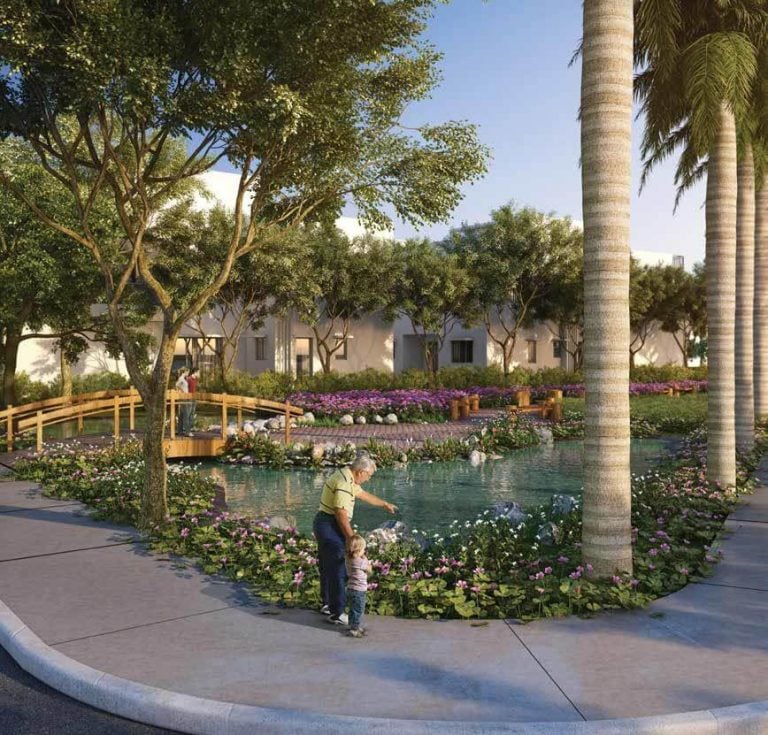 Koi Pond Walkway - Adarsh Sanctuary Villas
