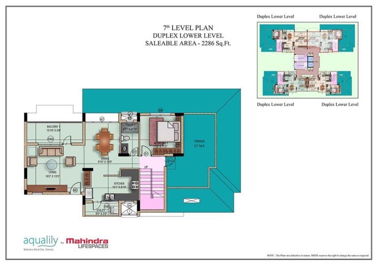 Duplex - 2286 Mahindra World City Aqualily