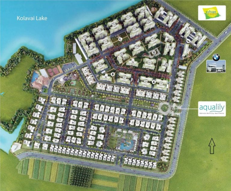 Master Layout Mahindra World City Aqualily