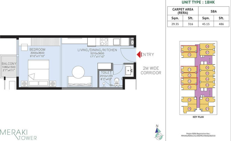 1 BHK - 486 B L And T Raintree Boulevard Phase 2